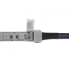 ▷ Conector Tira LED RGB IP65 10mm 4 Pines - AtrapatuLED