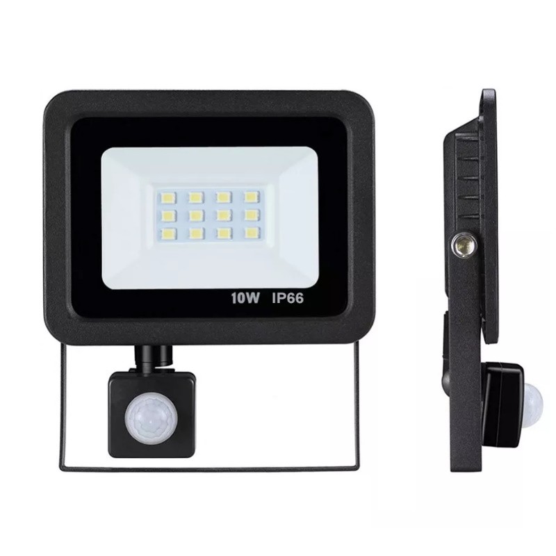 Proyector LED 10w Sensor Movimiento Regulable